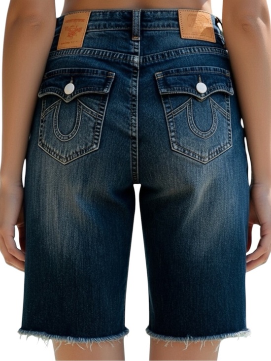 True Religion Other - NEW True Religion Dark Blue Denim Bermuda Shorts